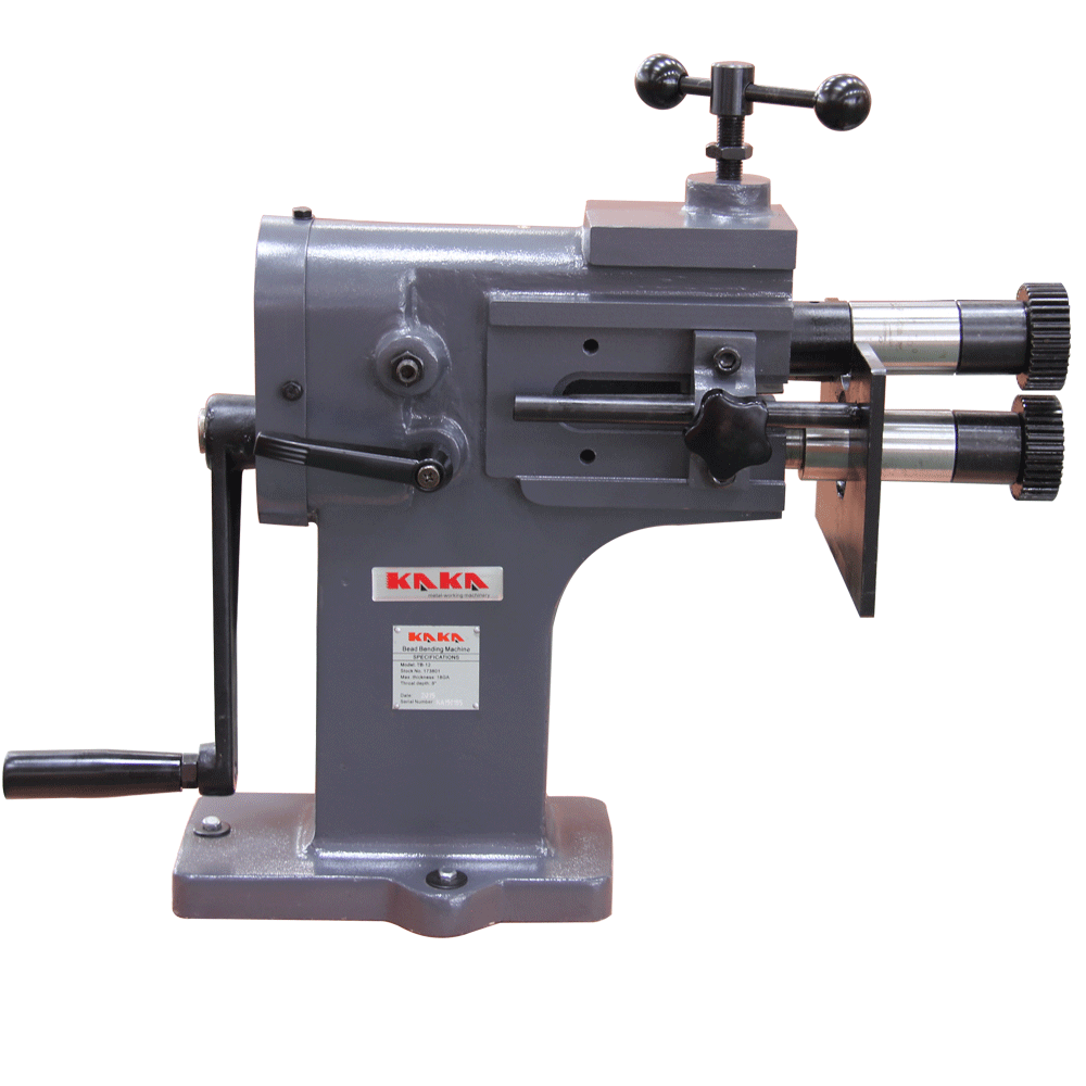 8 Inch 18 Gauge Heavy-Duty Bead Bender, Sheet Metal Rotary Forming Machine TB-12